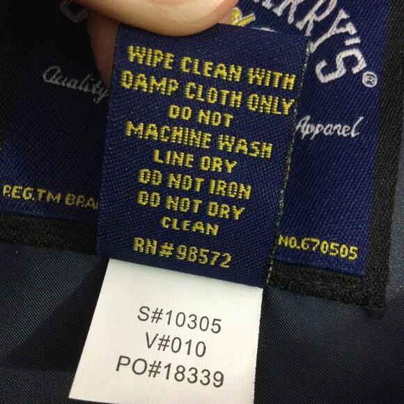 Steve & Barry's Men's VTG Collegiate Michigan Quilted Varsity Jacket Blue XXL - Picture 10 of 15